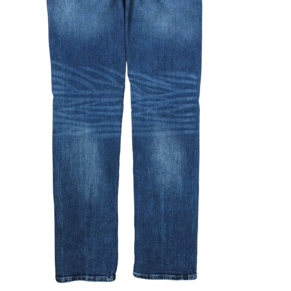 American Eagle Next Level Flex Slim Straight Jeans Mens 32 x 33 Distressed Denim - Picture 12 of 15